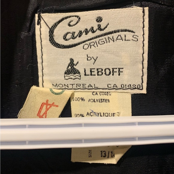 Vintage 70s Black & Woven Bohemian Maxi Dress - Picture 11 of 14